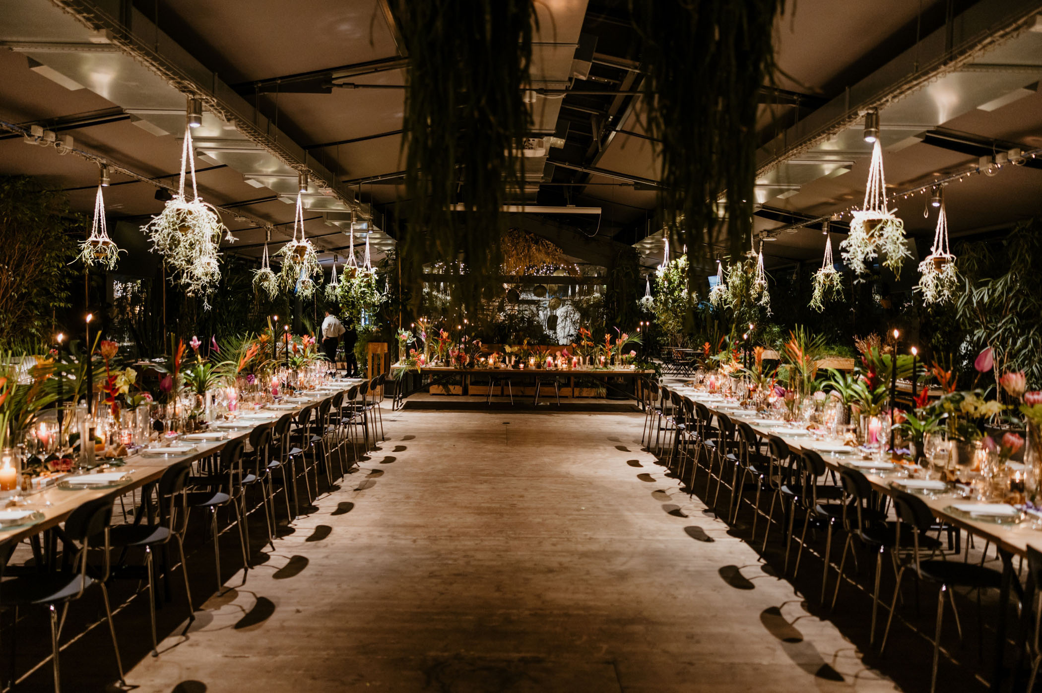 Tropical Greenhouse Wedding