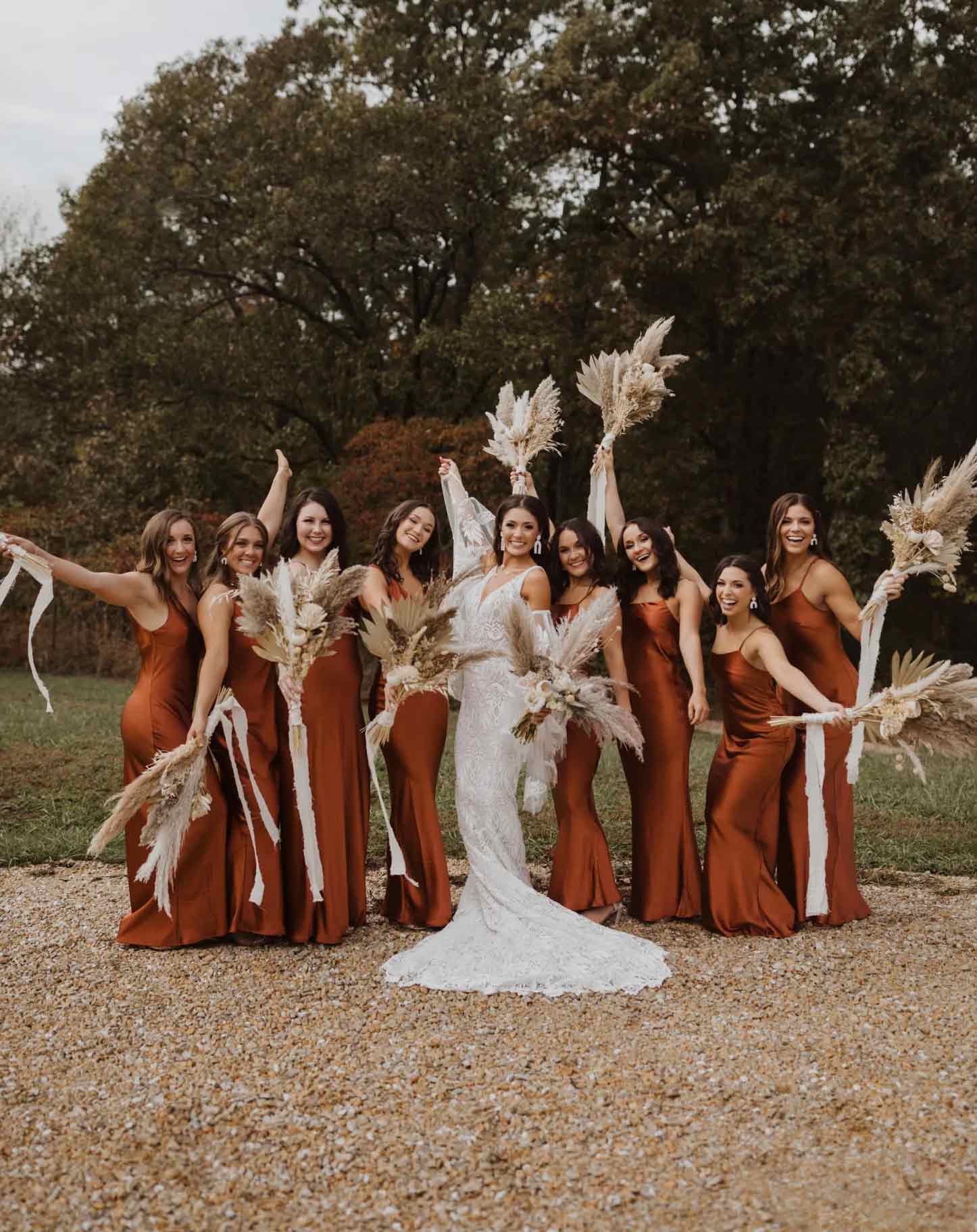25 Terracotta Bridesmaid Dresses We’re Swooning Over 25 Terracotta Bridesmaid Dresses We’re Swooning Over