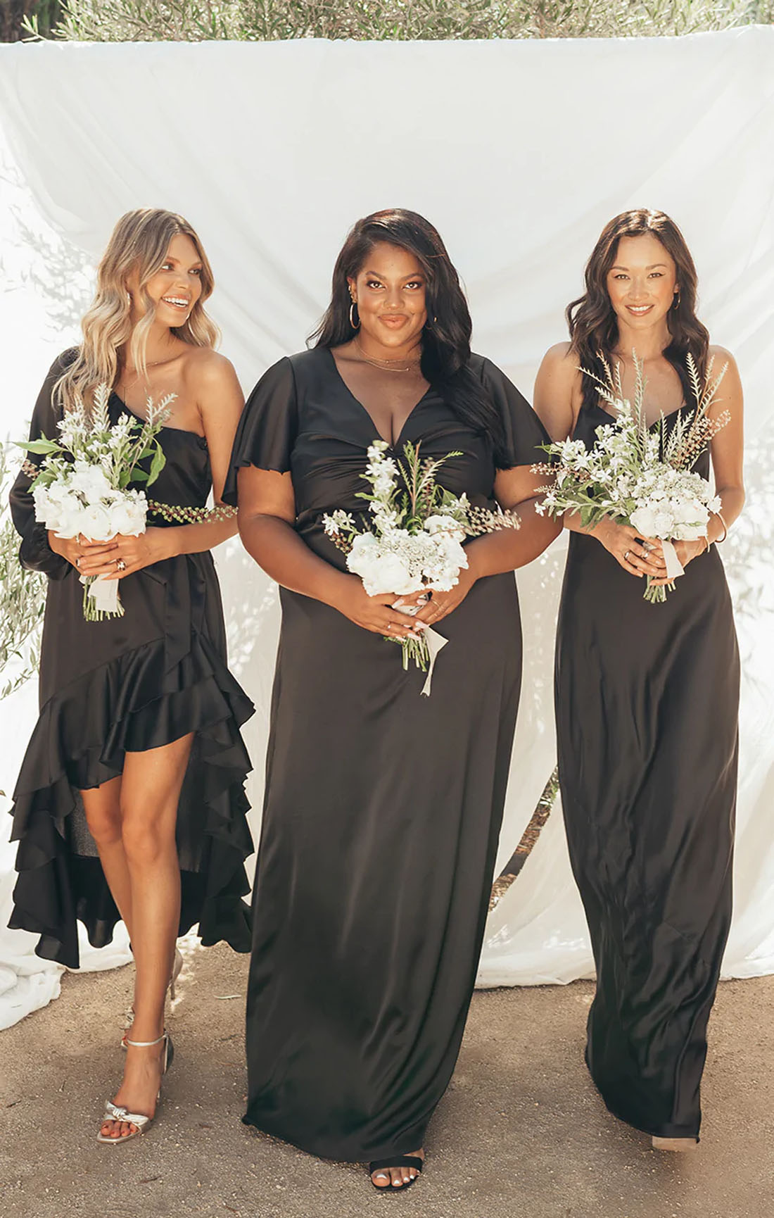 36 Best Black Bridesmaid Dresses in Every Style