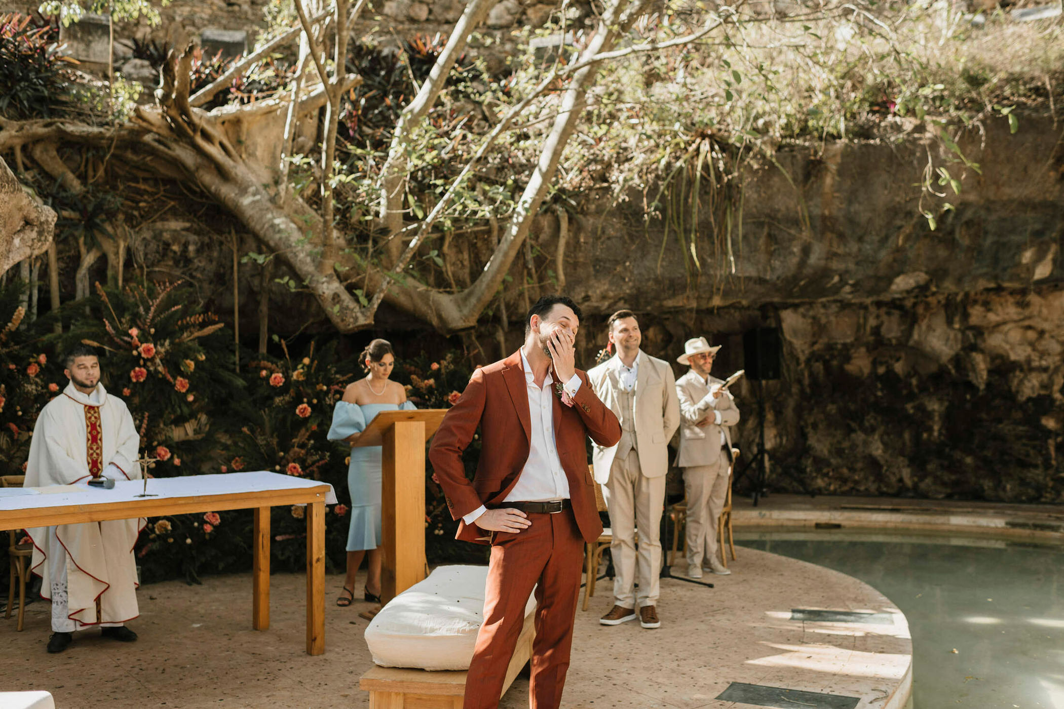 Theatre inspired three day wedding affair in magical Hacienda San Pedro Ochil, Mérida, Mexico