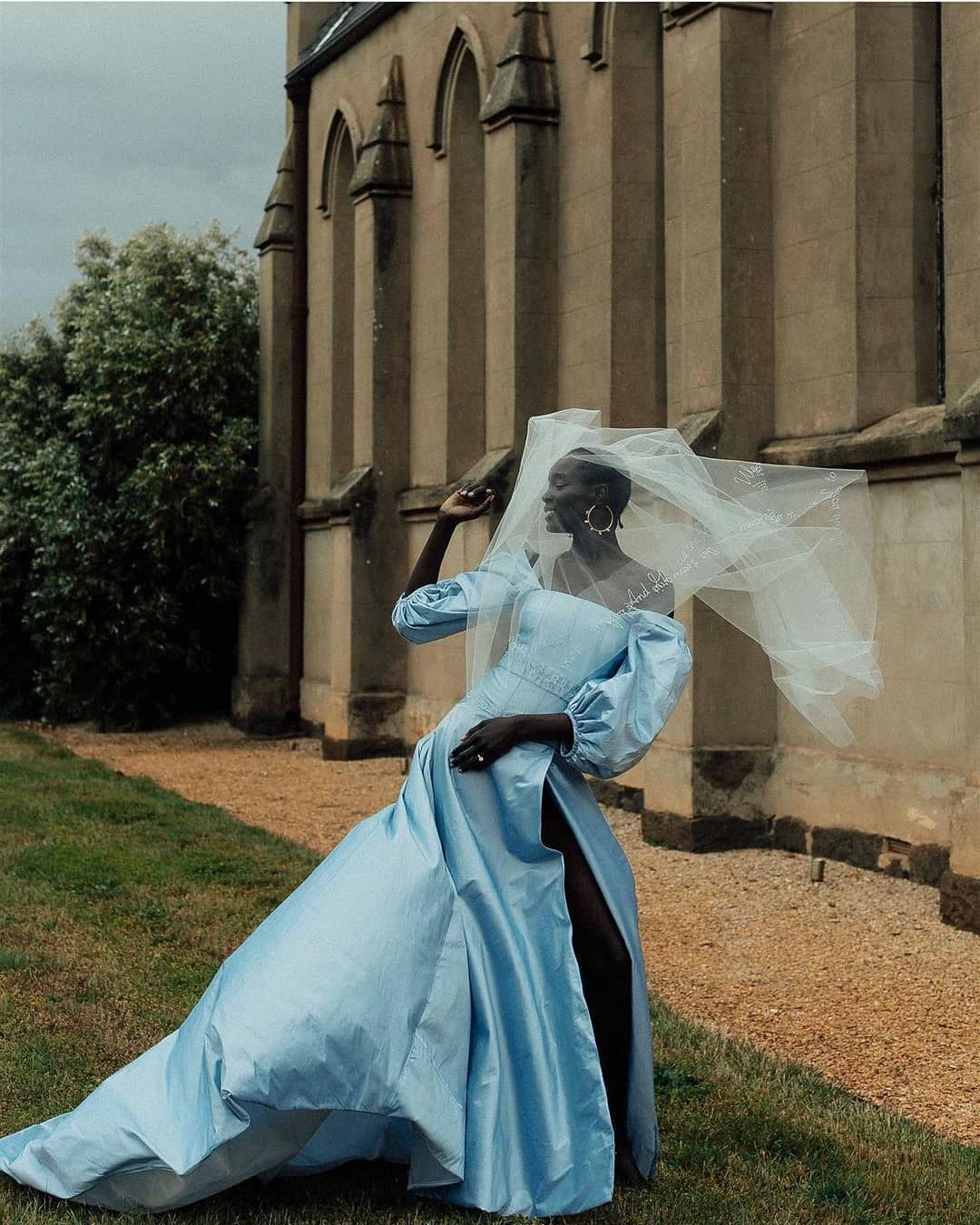 27 Blue Wedding Dresses That Are Beyond Beautiful