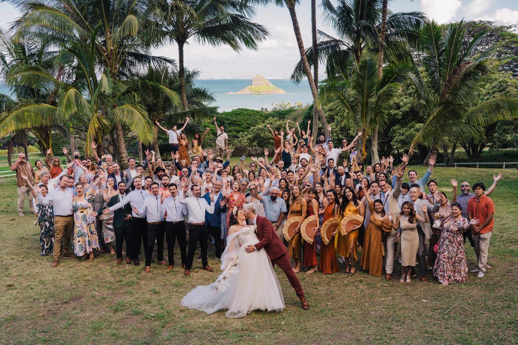 National Park Wedding in Oahu