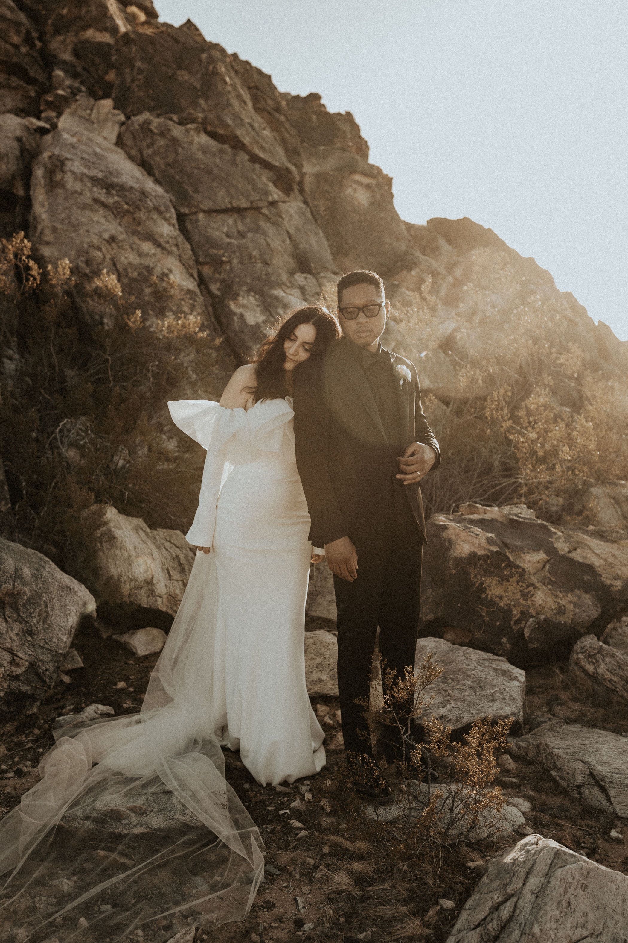Modern & Intimate Joshua Tree Desert Wedding
