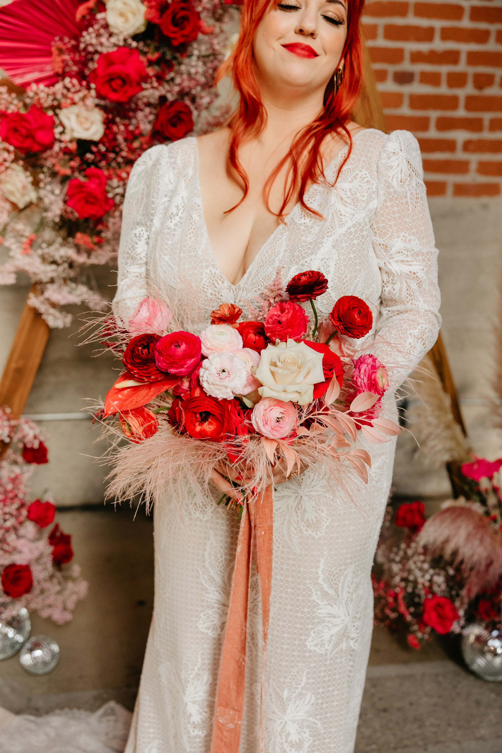 A Pink Retro meets Rock and Roll Wedding in San Diego