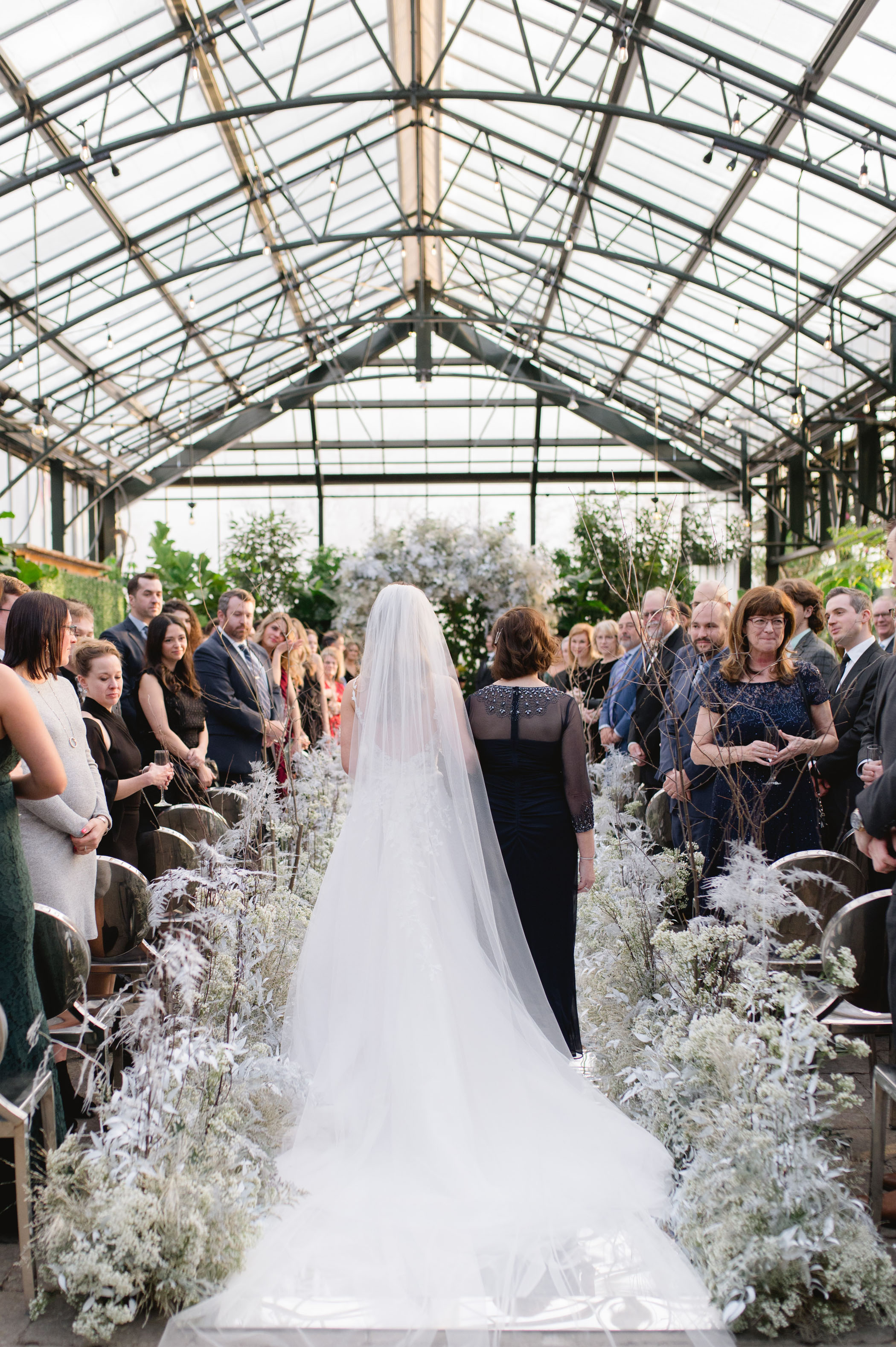 Magical Monochrome Greenhouse Wedding