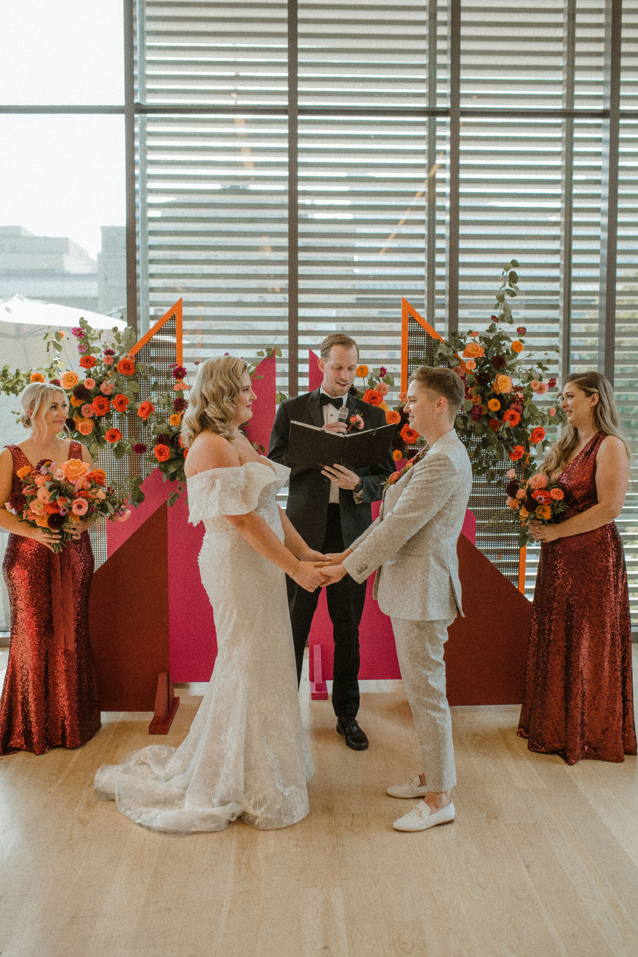 Eclectic and Colourful LGBTQ+ Museum Wedding