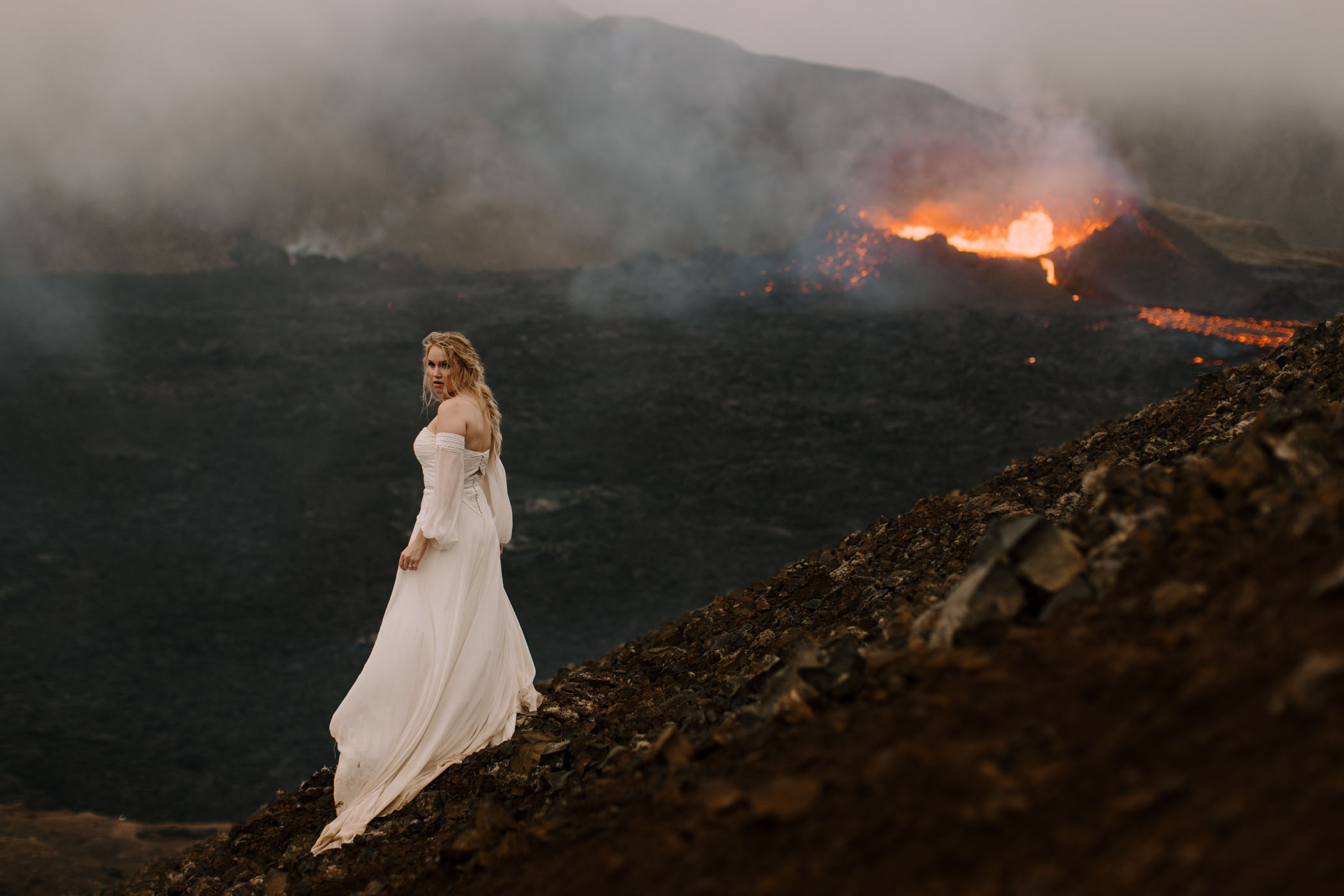 Erupting Volcano Wedding