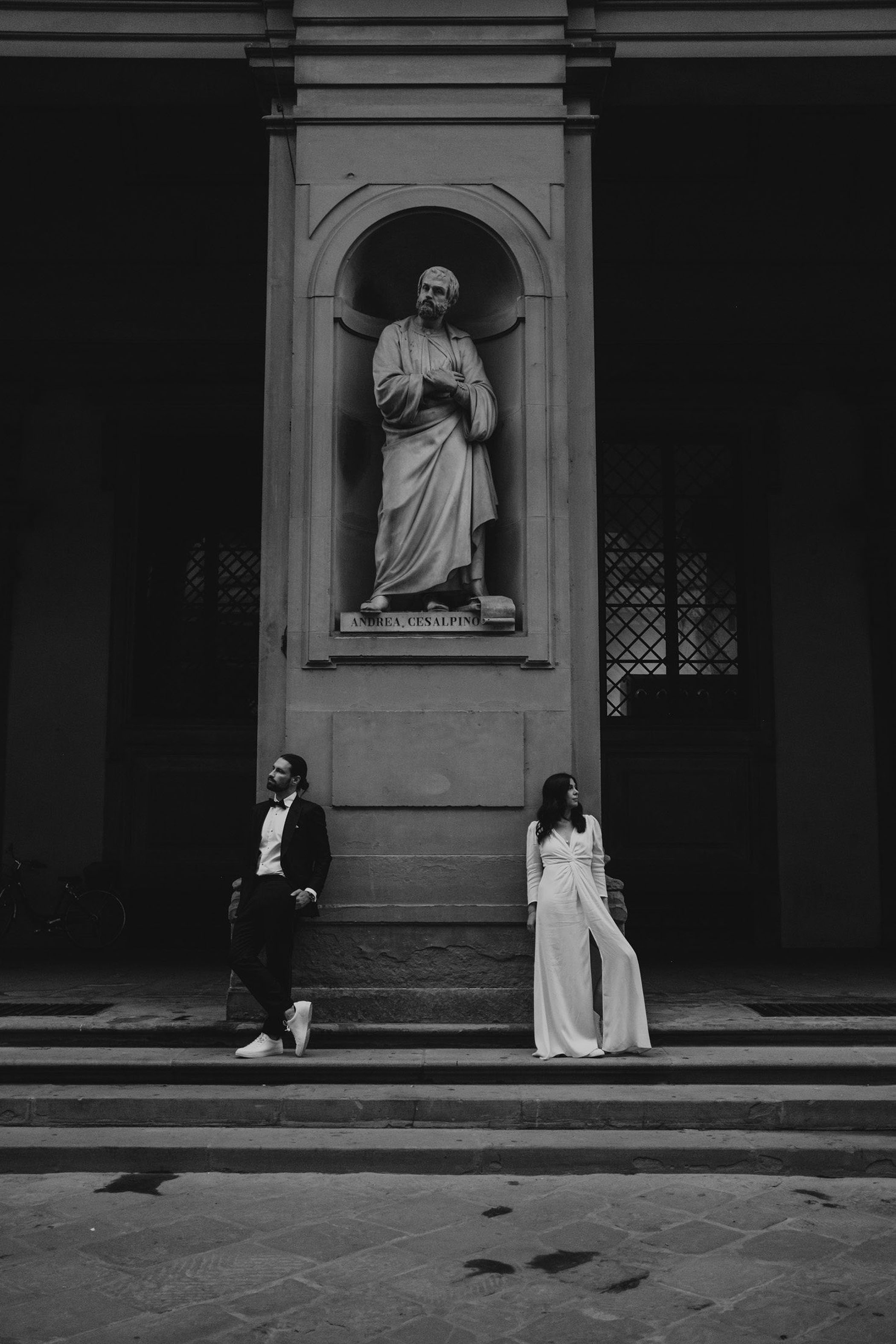 Modern and chic elopement in Florence Italy