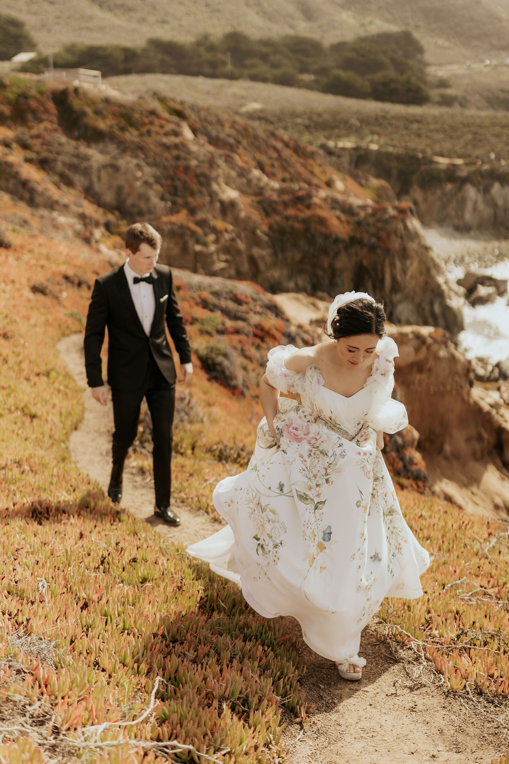 Whimsical Wedding Overlooking the Big Sur Coastline