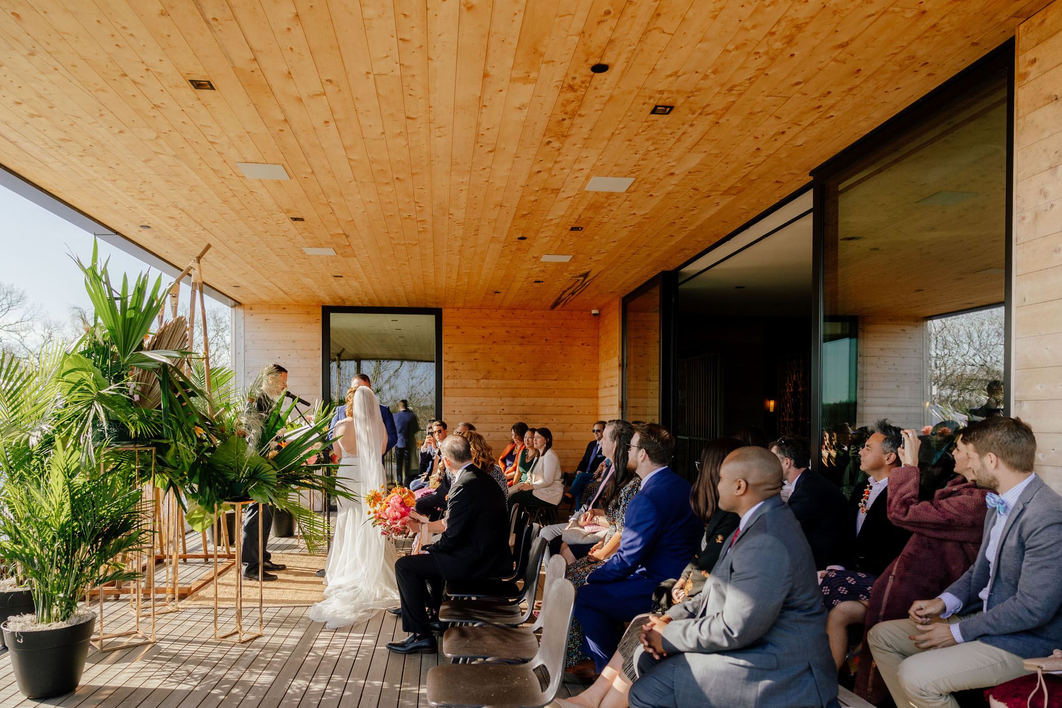 This couple transformed their Cape Cod venue into a tiki oasis