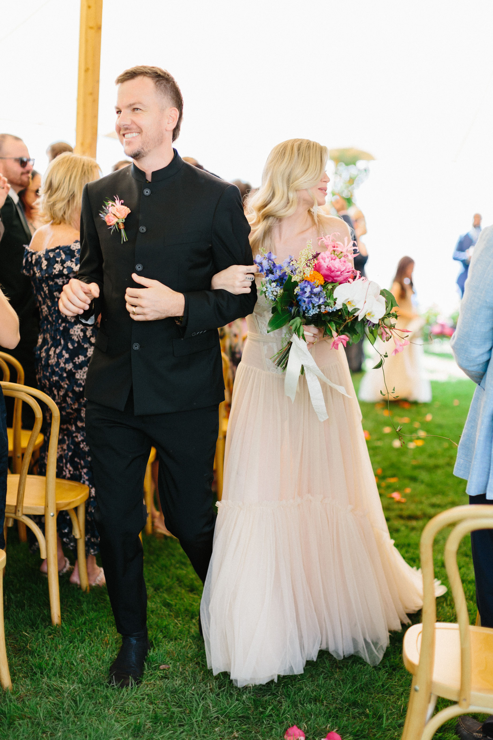 A Celebrity Lakeside Wedding in Wisconsin with a Transformed Boathouse
