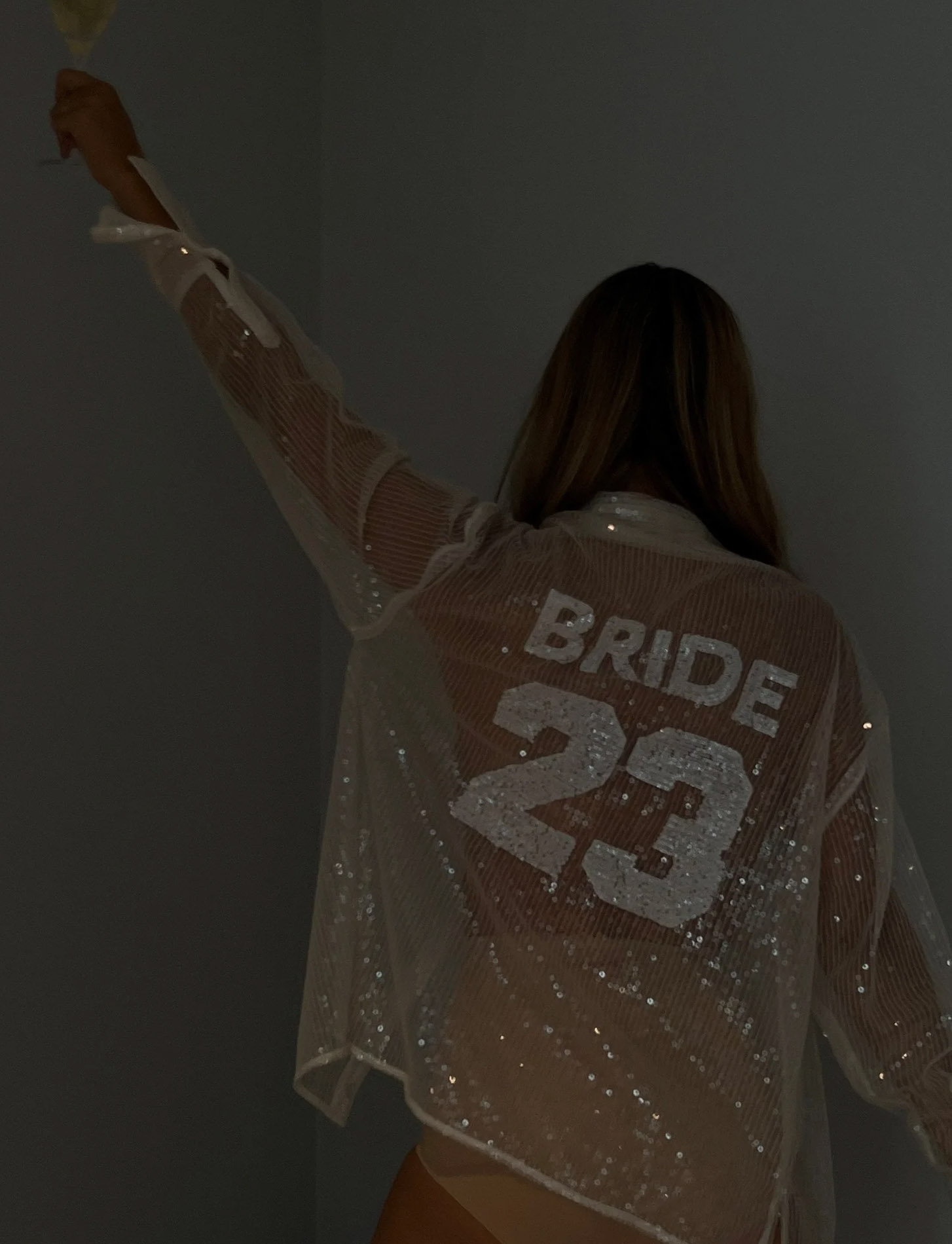 bridal sequin shirt bride 23 chosen by kyha
