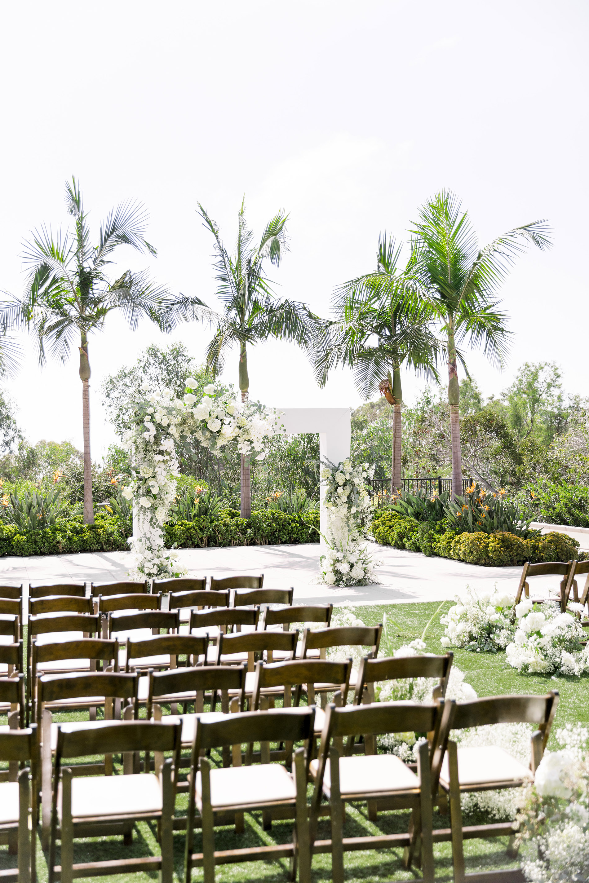 park hyatt resort and spa wedding outdoor ceremony