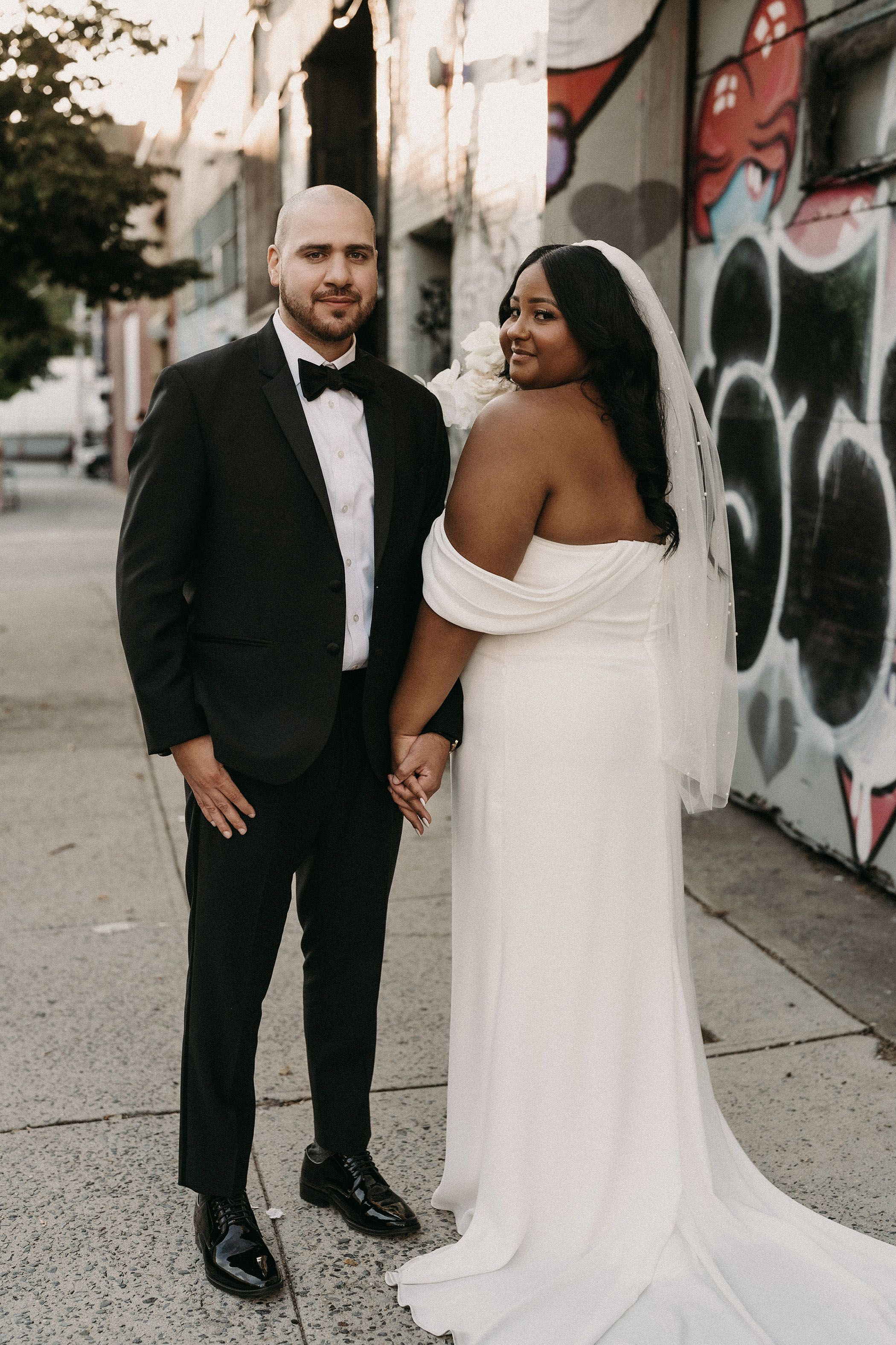 Unique and Playful Wedding in a Brooklyn, New York Movie Theatre