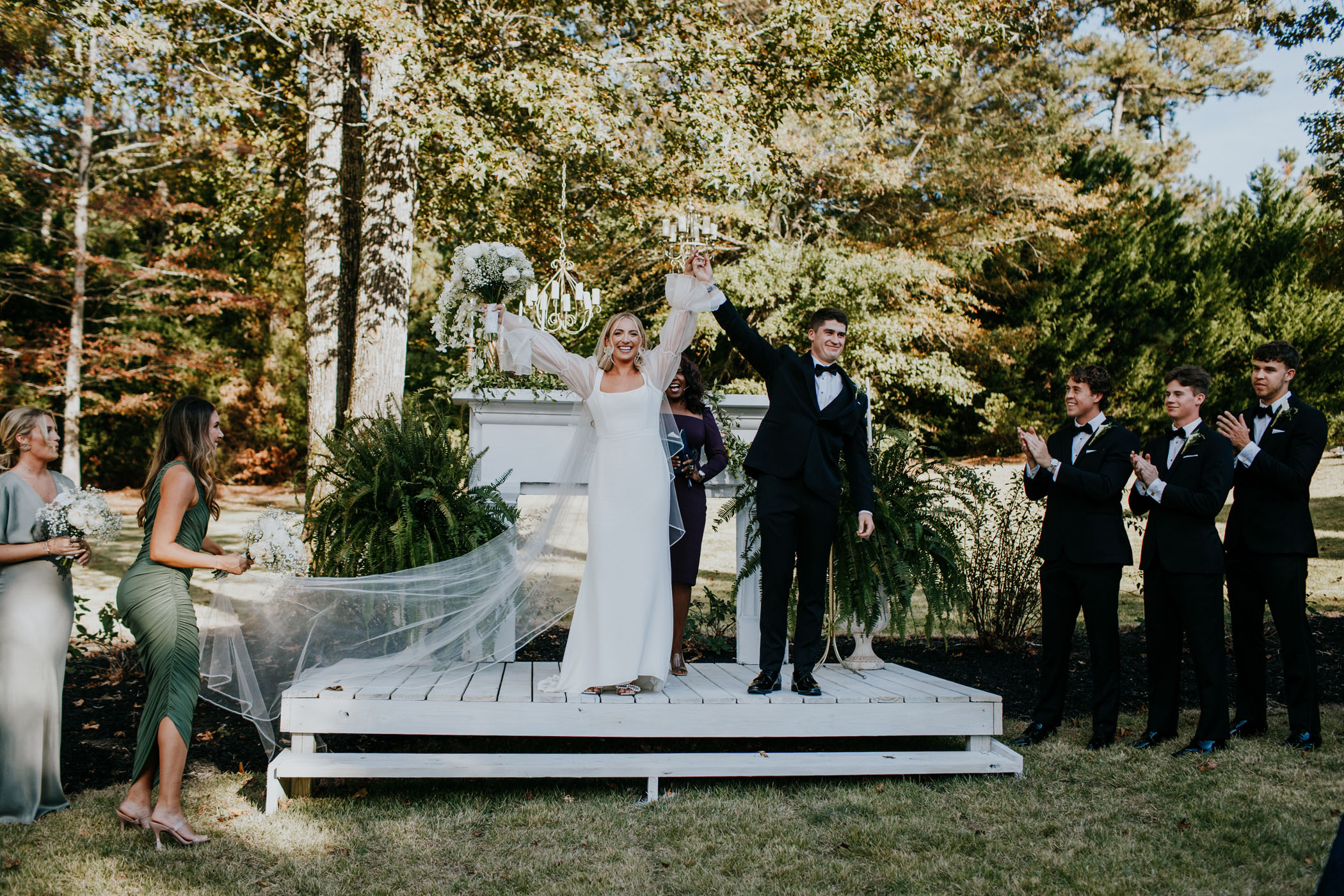 Vintage and Sentimental Backyard Wedding
