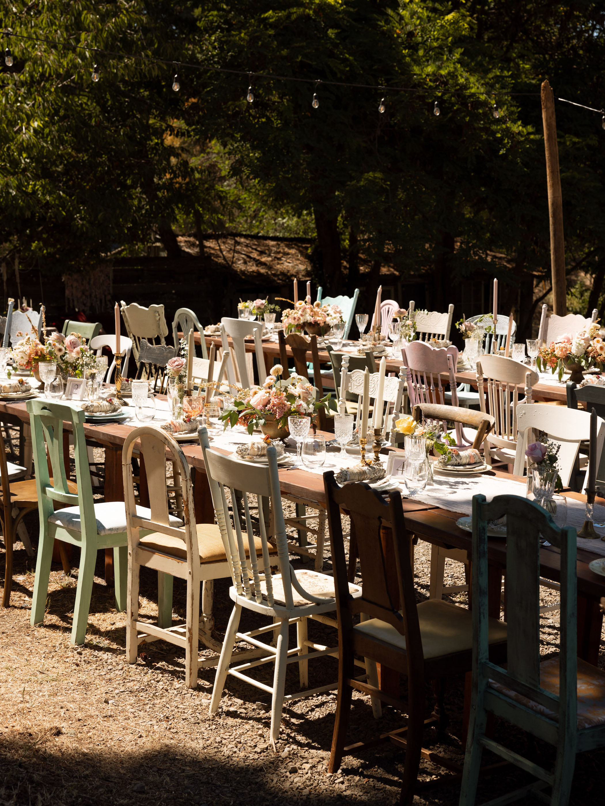 Vintage-Inspired Northern California Meadow Wedding with a Punk Rock Edge