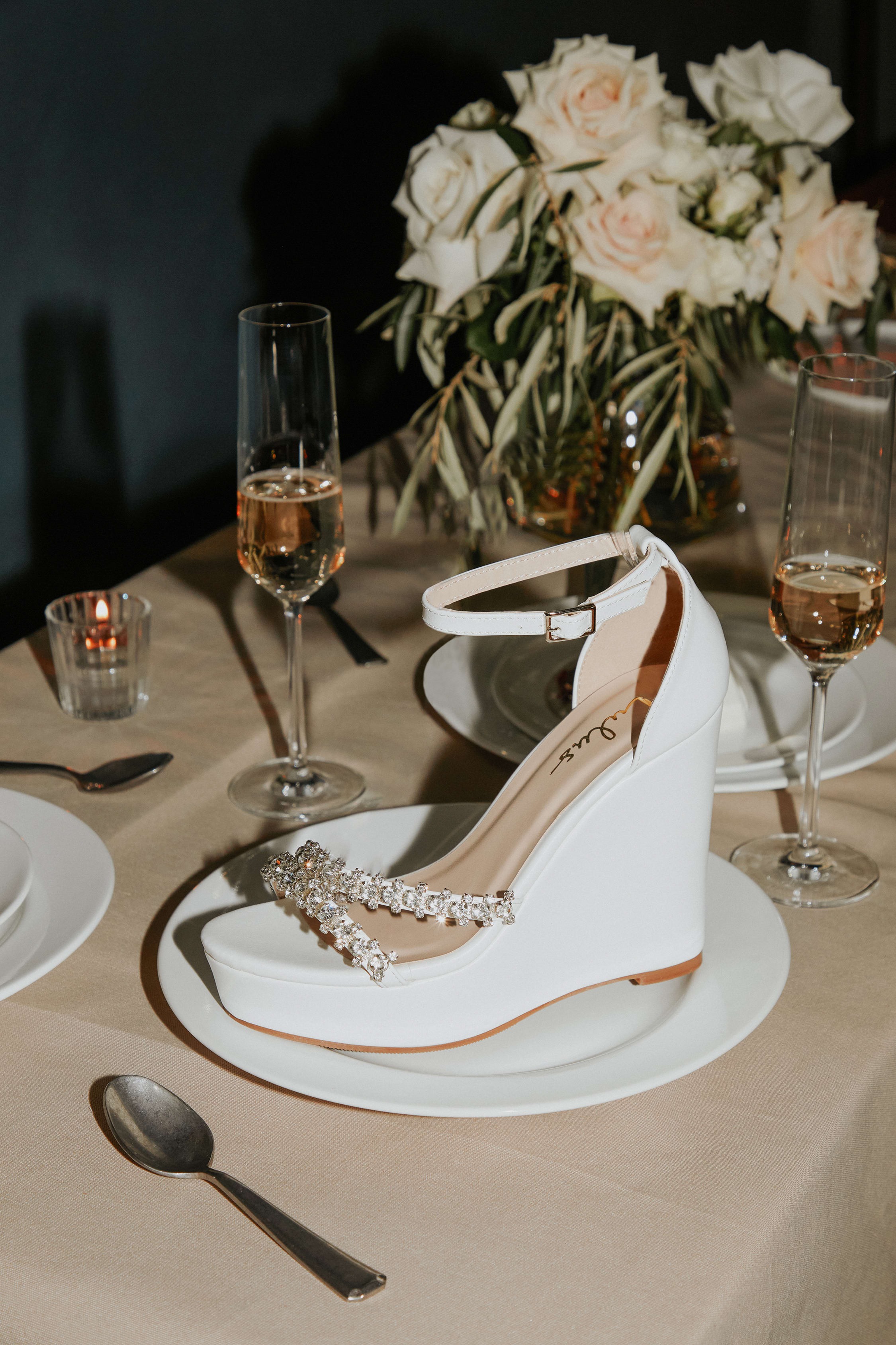dyeable wedding wedges