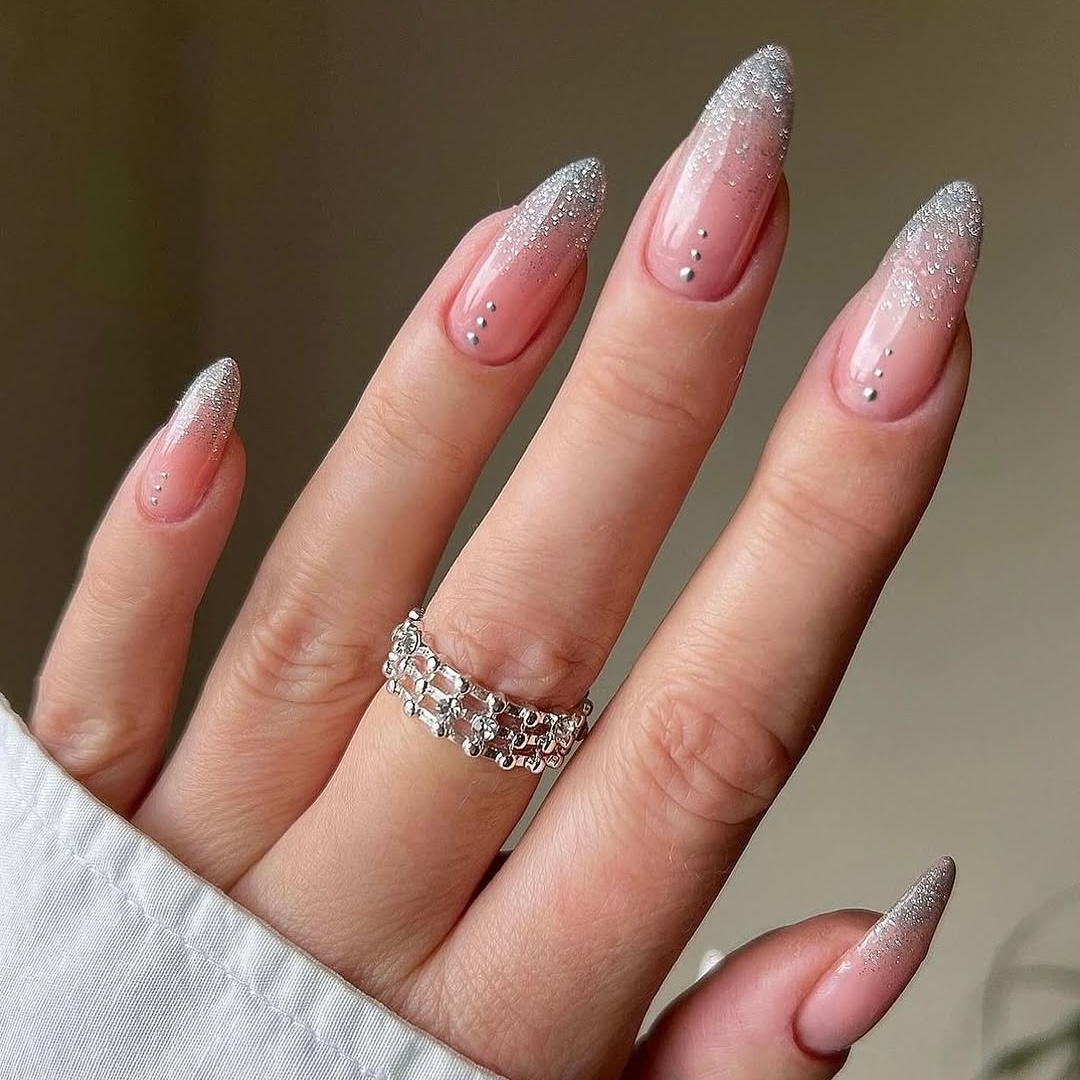 Elegant Wedding Crystal Nail Trends 2025