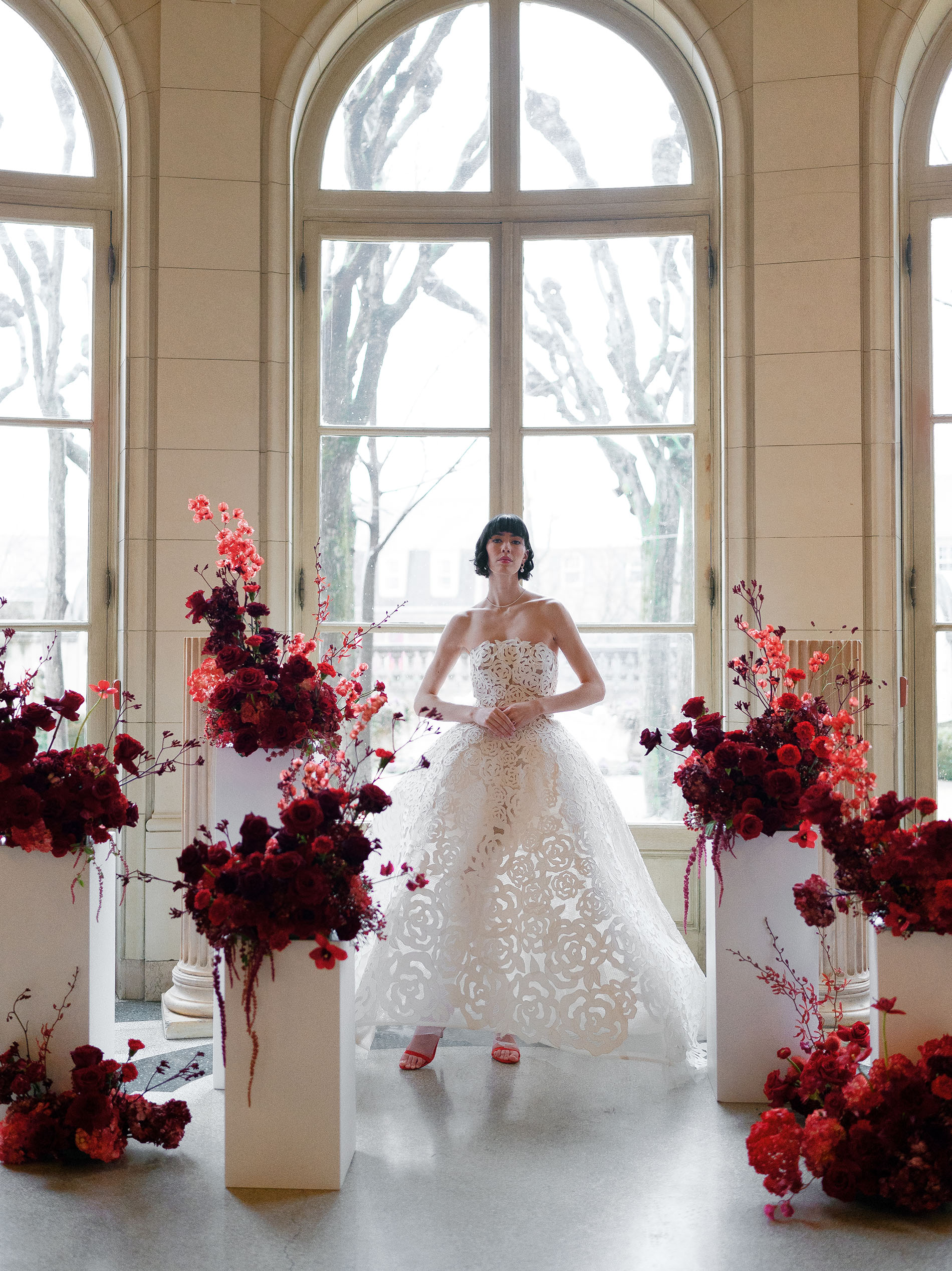 Rich Red Romance: A Chic, Cherry Coded Wedding