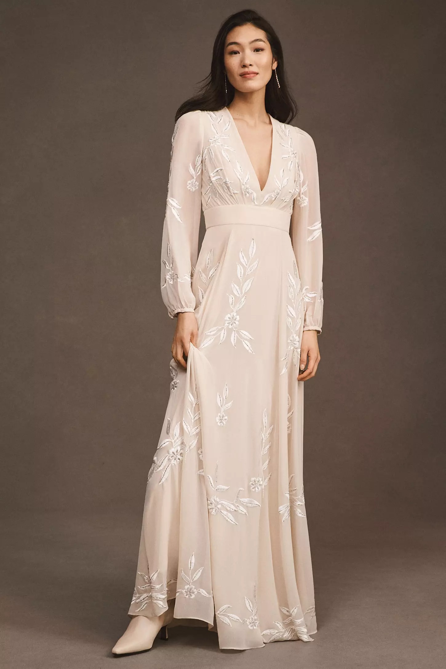 Elegant Sleeves Wedding Dress Under 500 | Stylish & Affordable Choices