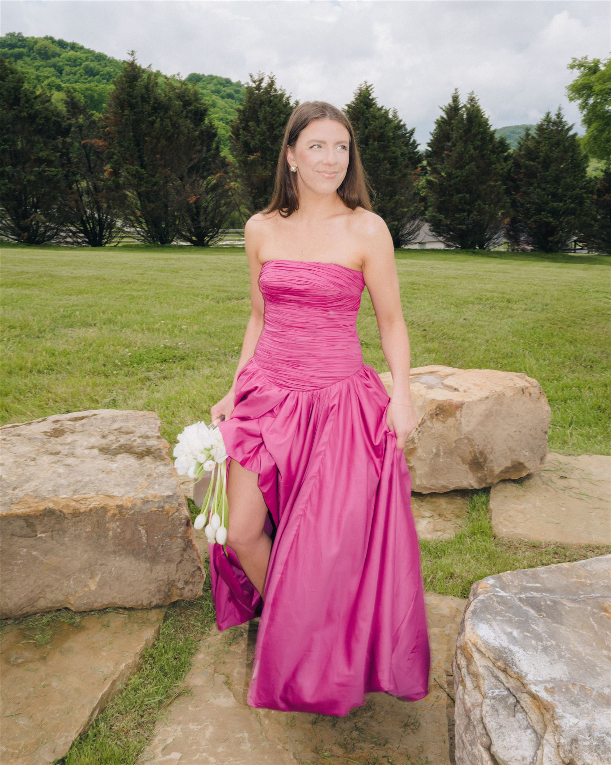 This Bride Wore Pink For Her Whimsical, Floral-Drenched Bridal Shower