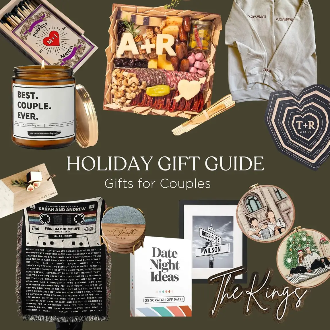 best holiday christmas gifts couples